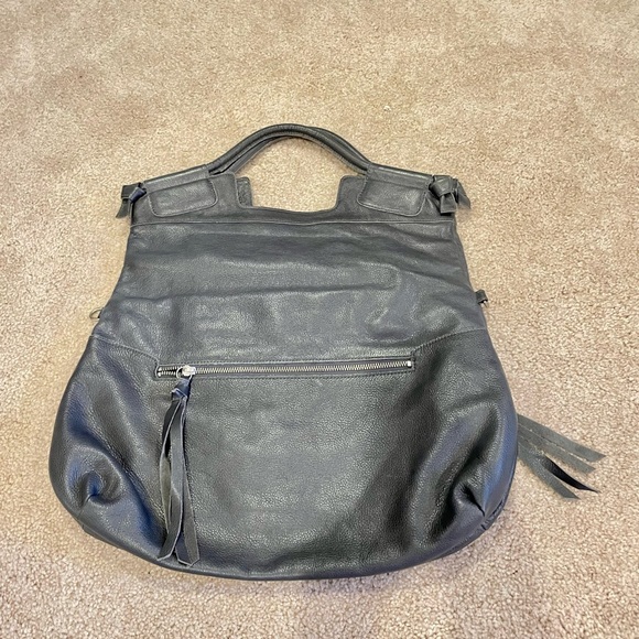 Foley + Corinna Leather Tote in Slate